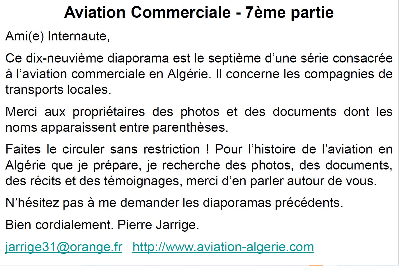 Aviation Commerciale 007